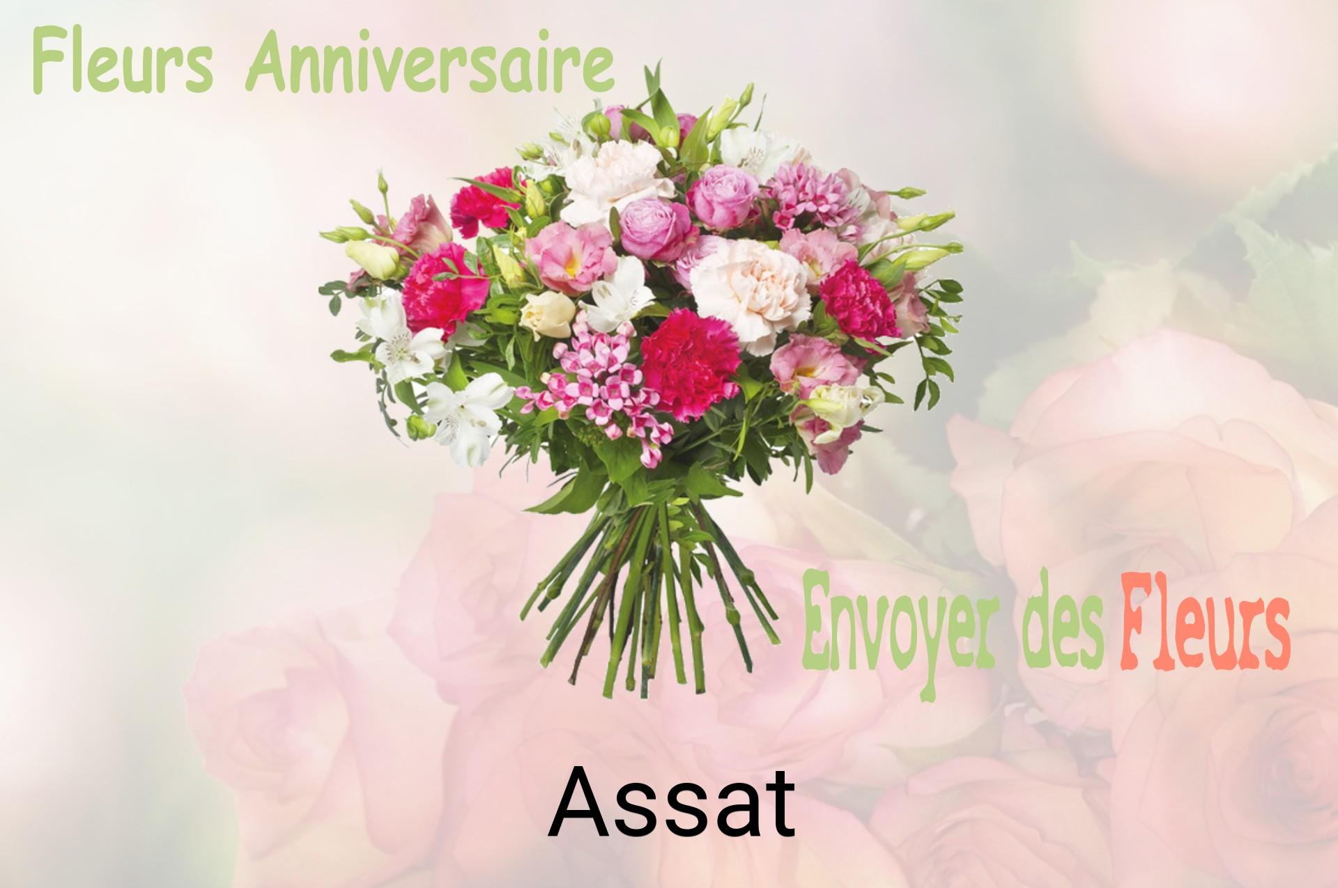 Bouquet de fleurs d’anniversaire livré à Assat